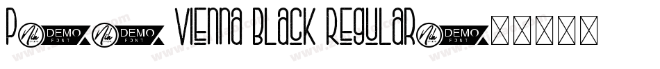 P22 Vienna Black Regular字体转换